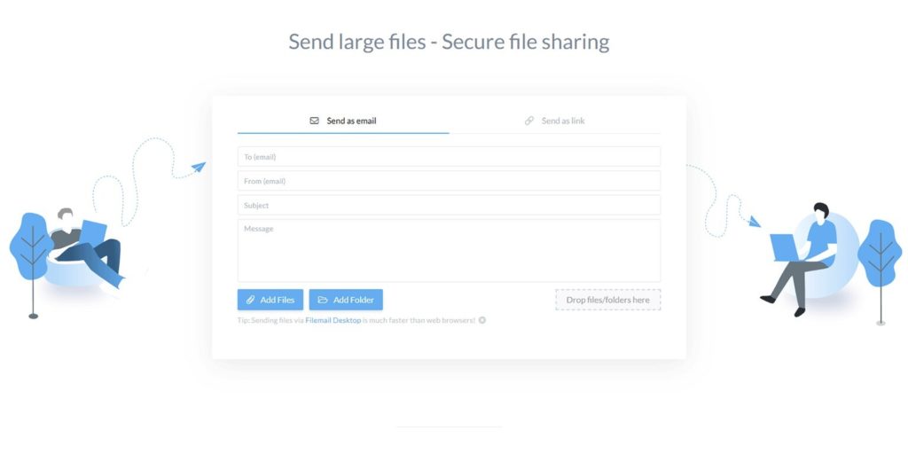 Send Large files for free